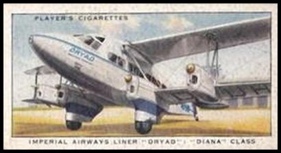 2 Imperial Airways Liner Dryad Diana Class
